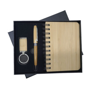 Set de regalo en bamboo y metal 808 - Imagen 1